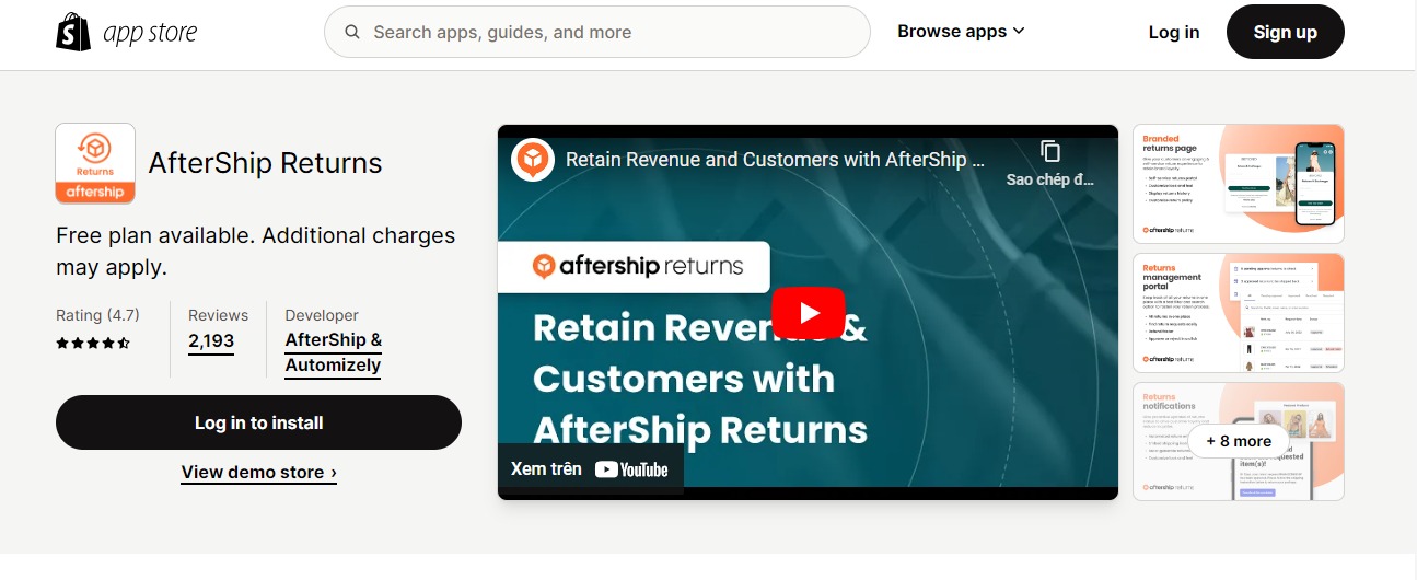 AfterShip Returns
